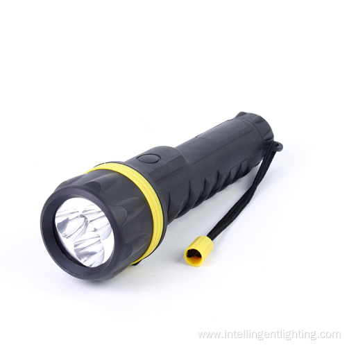 Led Plastic Torch Hand Rubber Flashlights